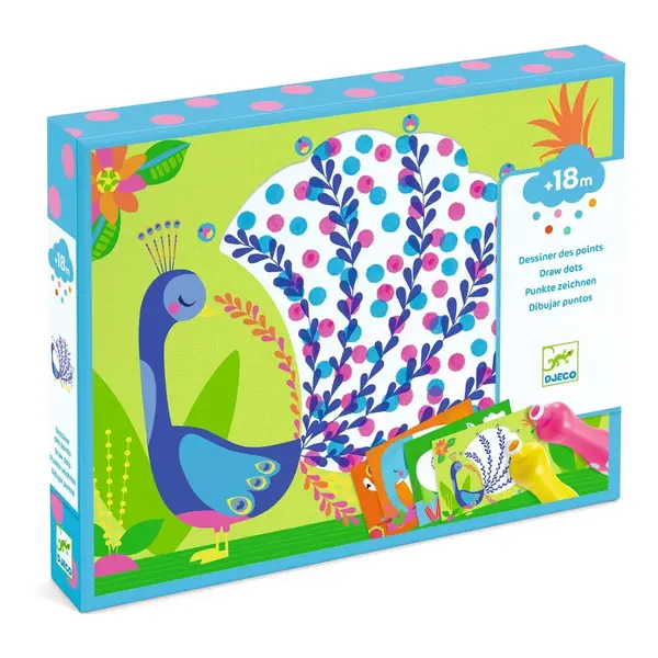 Výtvarná hra - maľovanky bodka za bodkou