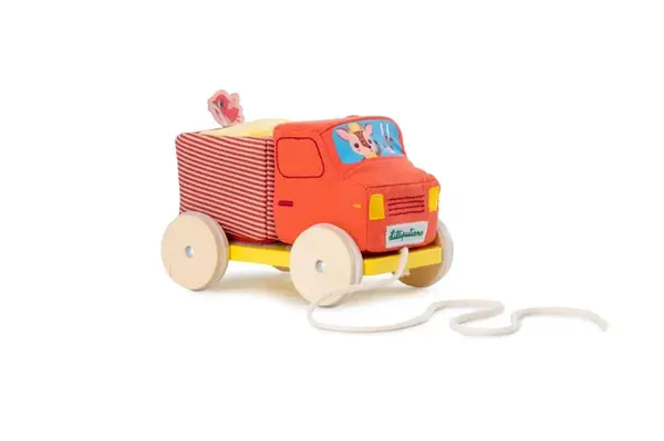 Lilliputiens - ťahacie nákladné autíčko - jelenček Stella