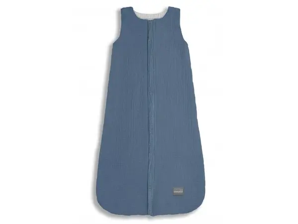 Obojstranný ľahký mušelínový spací vak Petrol 4 – 24 mesiacov M