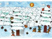 Marionetino - Prídavná kulisa - Snehulienka