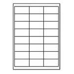 Samolepicí etikety 64,6 x 33,8 mm, 24 etiket, A4, 100 listů