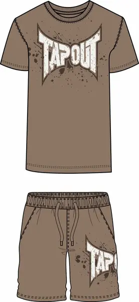 Tapout Men's t-shirt & shorts set regular fit