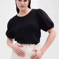 GAP Tričko s krajkovými rukávy - Dámské