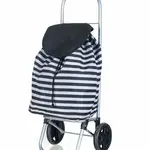 Brilanz Nákupní taška na kolečkách 87 x 35 x 28 cm černý pruh