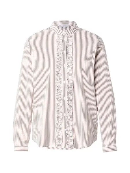 MORE & MORE Blúzka  hnedá / biela