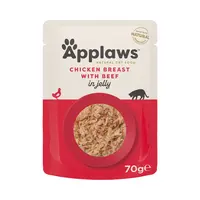 Applaws Cat Jelly Kuřecí s hovězím kapsička 70 g