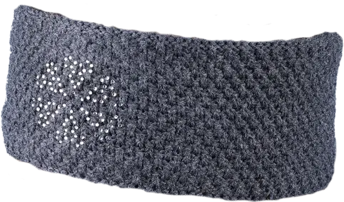 Dámská zimní čelenka sherpa rea-pa tmavě šedá uni