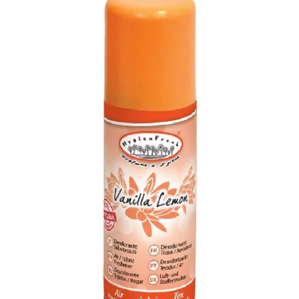 HygienFresh Osvěžovač vzduchu a textilií Vanilka citron 150 ml