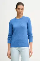 Vlněný svetr United Colors of Benetton dámský, šedá barva