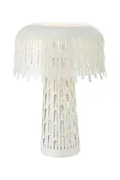 Stolní lampa Markslöjd Verbera 26,5 x 38 cm bílá barva