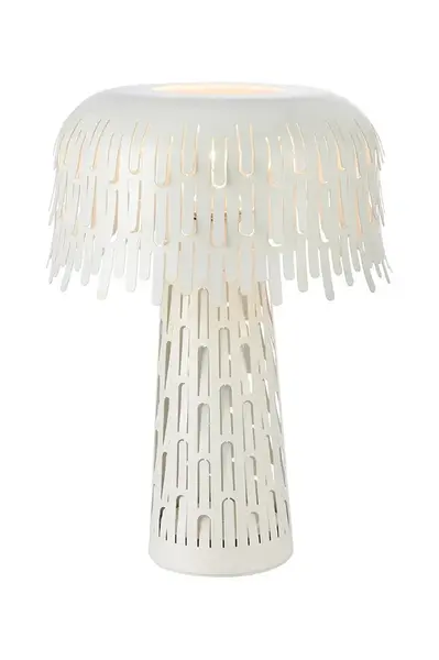 Stolní lampa Markslöjd Verbera 26,5 x 38 cm bílá barva