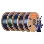5kg ERYONE Burnt Titanium Dual Color PLA - 1kg Blue&Rose/ Green&Gold/ Black&Blue/ Black&Rose/ Black&Purple