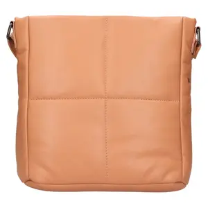 Trendy dámska crossbody kabelka Mustang Helga - svetlo hnedá