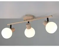 Stropní/nástěnné osvětlení Boba, béžová, 3 svítidla