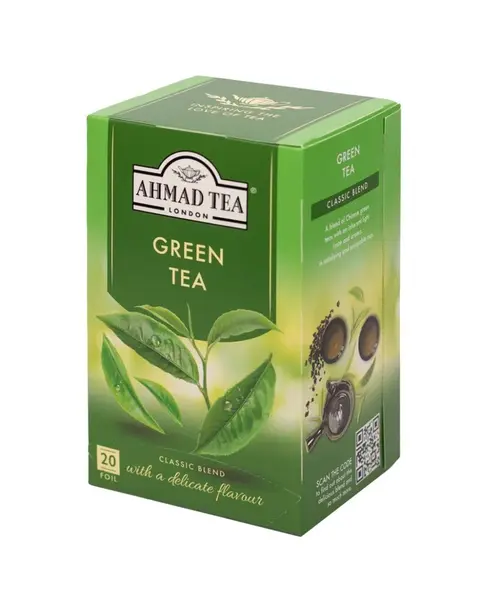 Ahmad Tea Green tea porcovaný čaj 20x2 g
