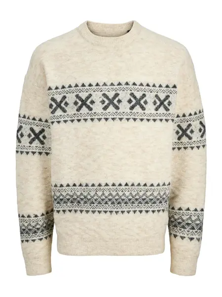 Jack & Jones Premium Sveter 'JPRBLUMAX'  tmavošedá / tmavosivá