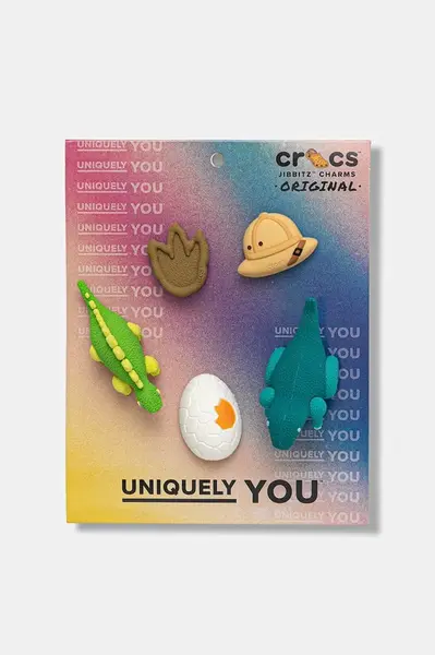 Připínačky na dětské boty Crocs 3D Dinosaur Adventure 5 Pack 5-pack