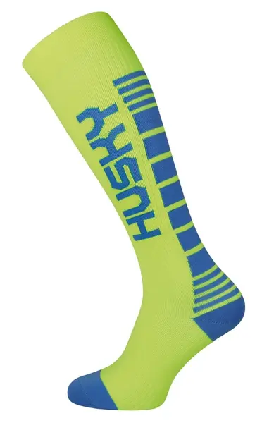 Husky Compress fit S-M (36-41), green/blue Ponožky