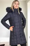 Z9653 DEWBERRY WOMEN'S COAT-NAVY BLUE