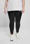Women's shiny leggings with high waist black