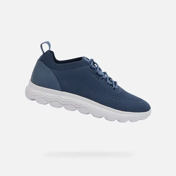 Light blue men's sneakers Geox Spherica - Men's