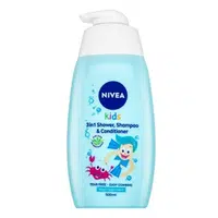 Nivea Kids 3v1 Shower & Shampoo & Conditioner šampon, kondicionér a sprchový gel pro děti Boy 500 ml