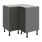 Spodní rohová skříňka Aria ANT 90x90 DN 2F BB Barva korpusu: Antracit, Barva dvířek: GR - Graphite AFM