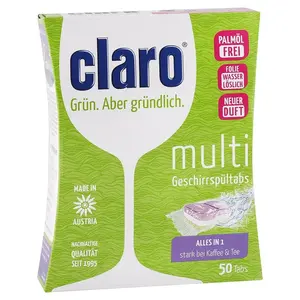 Claro Multi All in 1 Tablety do myčky nádobí 50 ks
