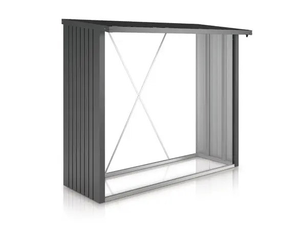 Dřevník WoodStock 230, šedá metalíza BH37020