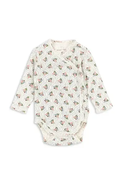 Bavlněné kojenecké body Konges Sløjd MINNIE NEWBORN BODY GOTS KS104377