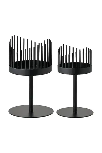 Sada svícnů House Nordic 9 x16 / 11 x 18 cm 2-pack černá barva