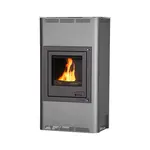 Kachle s výmenníkom AQUAFLAM 17, sivá, základná regulácia FLHSF29-018