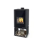 Krbové kachle FLAMINGO DELUXE PENTAI, čierna FLHSF42-020