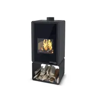 Krbové kachle FLAMINGO DELUXE PENTAI, čierna FLHSF42-020