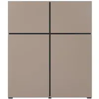 Komoda Cross vysoká 4D congo/černá