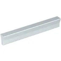 Nábytková úchytka 96 mm plast stříbrná