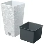 Květináč Furu Square - bílý DFSH300-S449