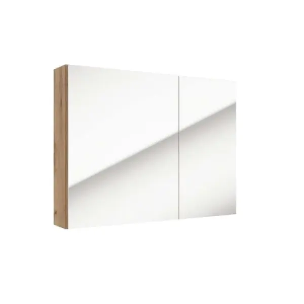 Skříňka se zrcadlem Salsa 80 zlatý dub