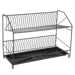 Sušák na nádobí 2 černá 50cm