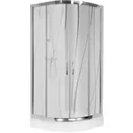 Sprchový kout čtvrtkruhový kp4/tx5b 80/190 w15 sb+bpza 2el glass protec