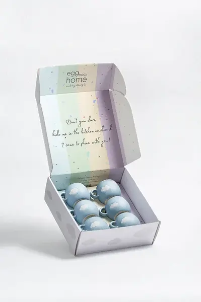 Sada pohárov Egg Back Home 90 ml 6-pak