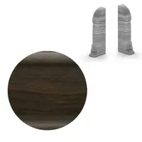 Koncovka k soklu Naturel wenge , PVC dĺžka 0,5 cm, výška hrany 56 mm, NATNGTK24