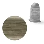 Vnější roh k soklu Naturel vintage , PVC dĺžka 0,5 cm, výška hrany 56 mm, NATNGTZ94