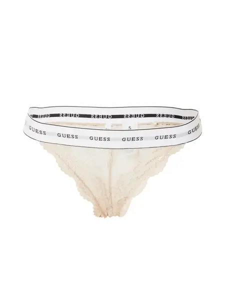 GUESS Nohavičky  béžová / čierna / biela