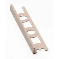 Lišta ukončovací "L" Profil-EU, PVC, dĺžka 250 cm, výška hrany 8 mm, LL82501