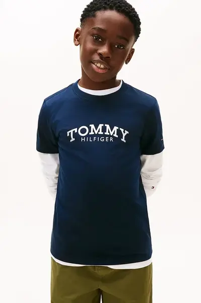 Dětské bavlněné tričko Tommy Hilfiger