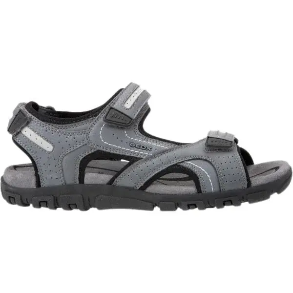 Geox UOMO SANDAL Pánské sandály, šedá, velikost
