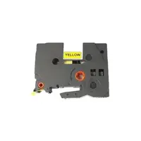 Kompatibilní páska s Brother FLE-6511 / FLC-62511, 21 x 45 mm, 72 ks, černý tisk / žlutý podklad