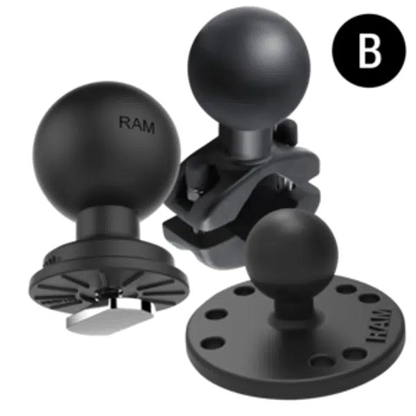 RAM Mounts Suction Cup with Diamond Base Plate