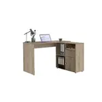 MID.YOU PSACÍ STŮL S ÚLOŽNÝM PROSTOREM, barvy dubu,